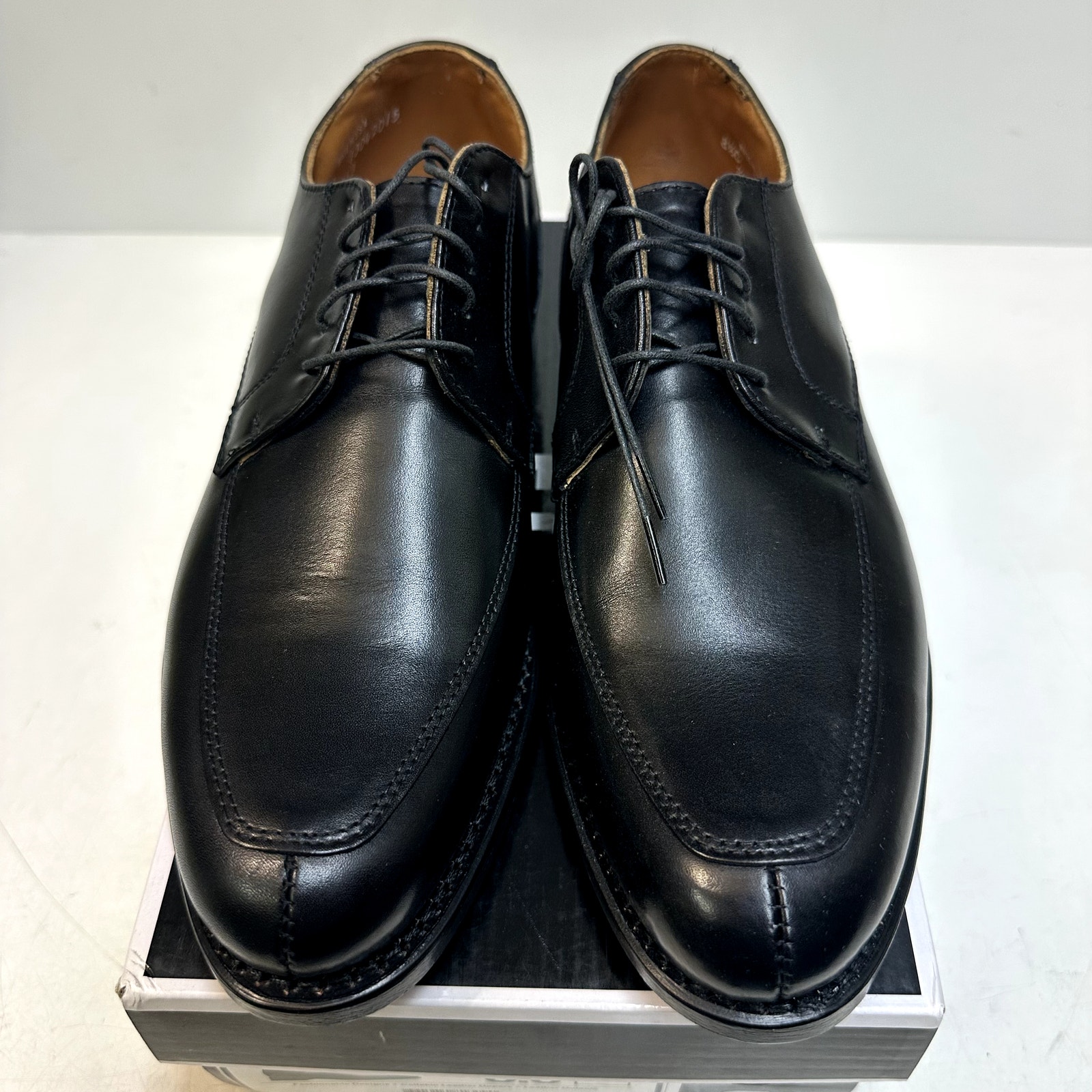 Nib Rancourt & Co. X Footjoy Split Toe Derby Dress Shoe Black Calf 79213 8.5 C — image 5 of 8